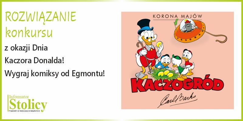 [Rozwiązanie Konkursu]  Znamy zwycięzców konkursu z okazji Dnia Kaczora Donalda