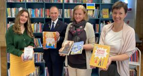 Ukraińskie książki dostępne w śródmiejskiej bibliotece