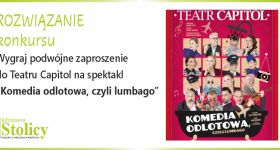 [Rozwiązanie konkursu] Spektakl „Odlotowa komedia, czyli Lumbago” wygraj podwójną wejściówkę