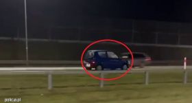 76-letnia kobieta jechała "pod prąd" na trasie ekspresowej