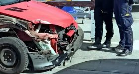 Uciekł po kolizji z autobusem, ale nie uciekł przed strażnikami