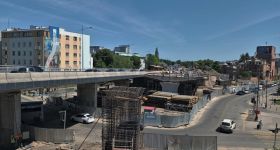 Wiadukt Trasy Łazienkowskiej - od jutra zmiany na Rozbrat i Myśliwieckiej