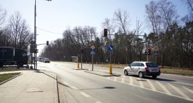 Kompleksowa przebudowa skrzyżowania Marywilskiej i Odlewniczej: nowe światła, udogodnienia dla rowerzystów i większe bezpieczeństwo